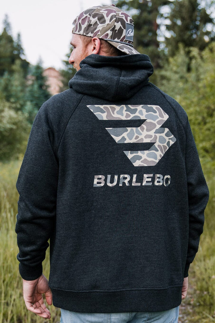 Burlebo Fleece Hoodie - Camo Signature Logo