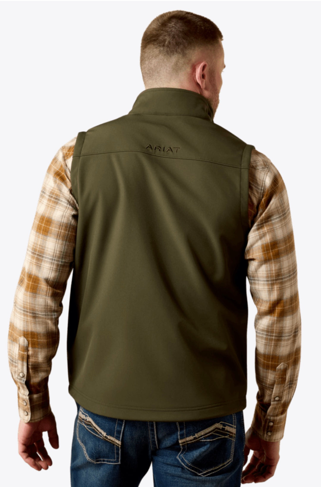 Ariat Men's Vernon Softshell Vest - Forest Night