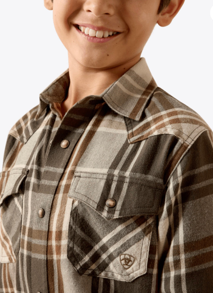 Ariat Boys Howell Retro LS Snap Shirt