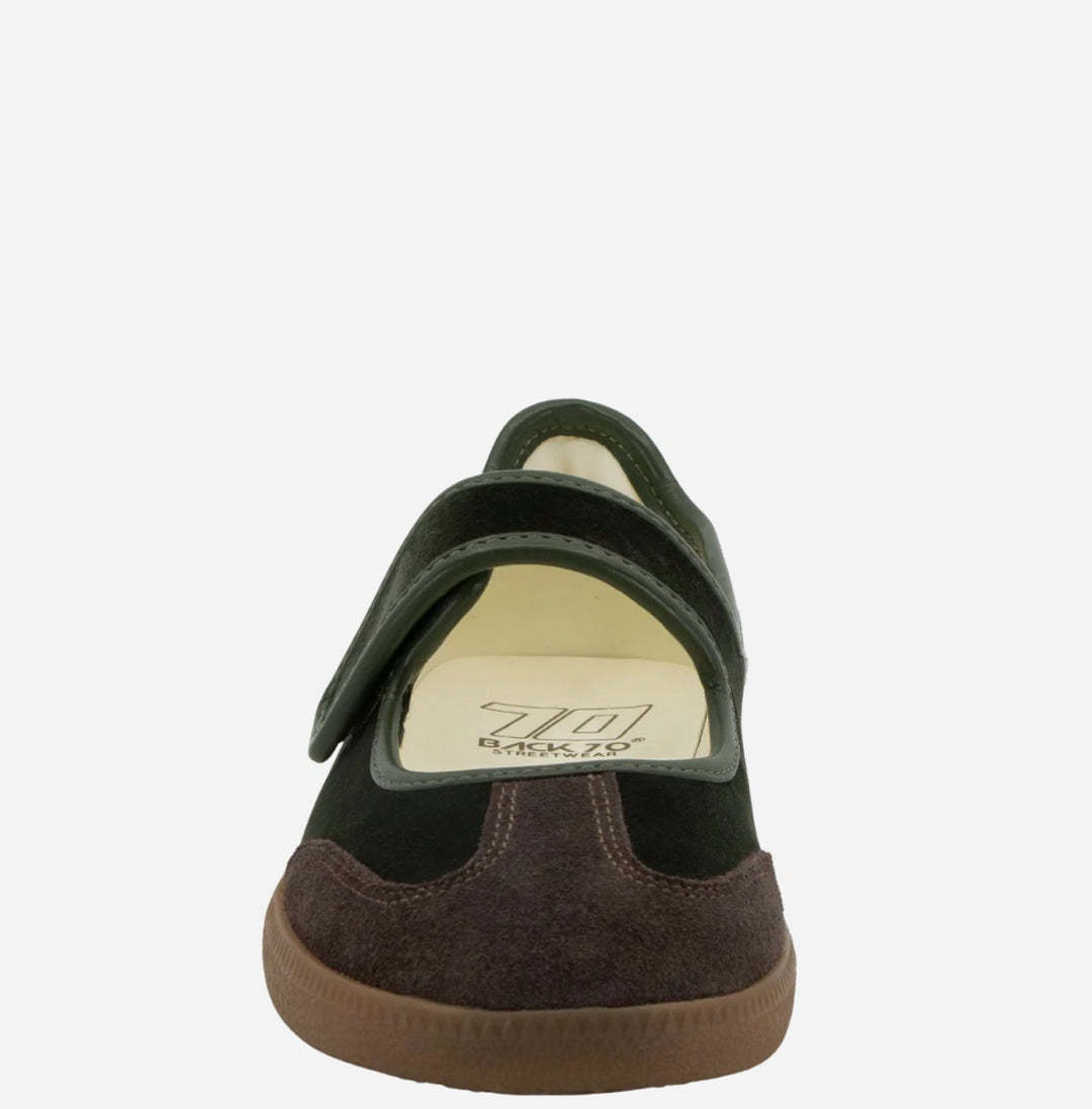 Back 70 Aya Sneakerina - Olive Milk