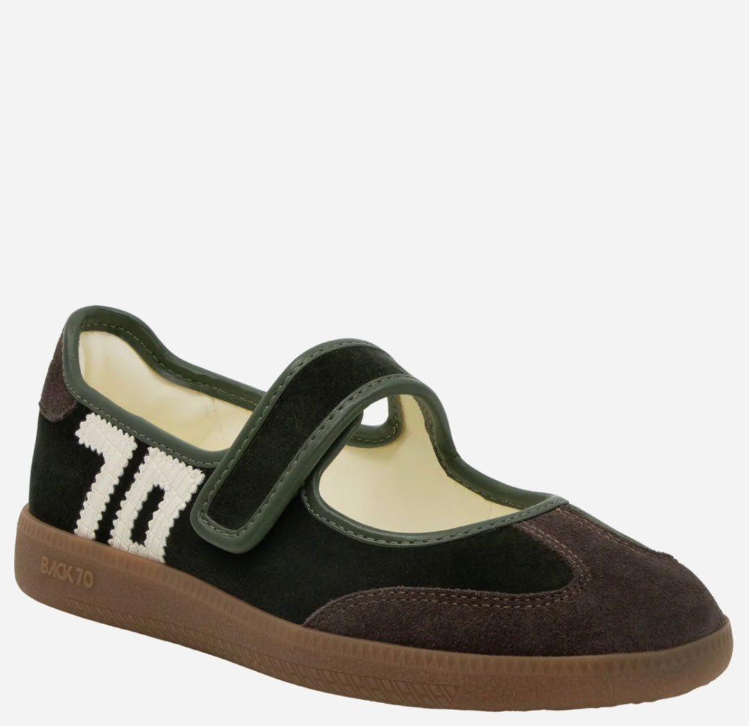 Back 70 Aya Sneakerina - Olive Milk