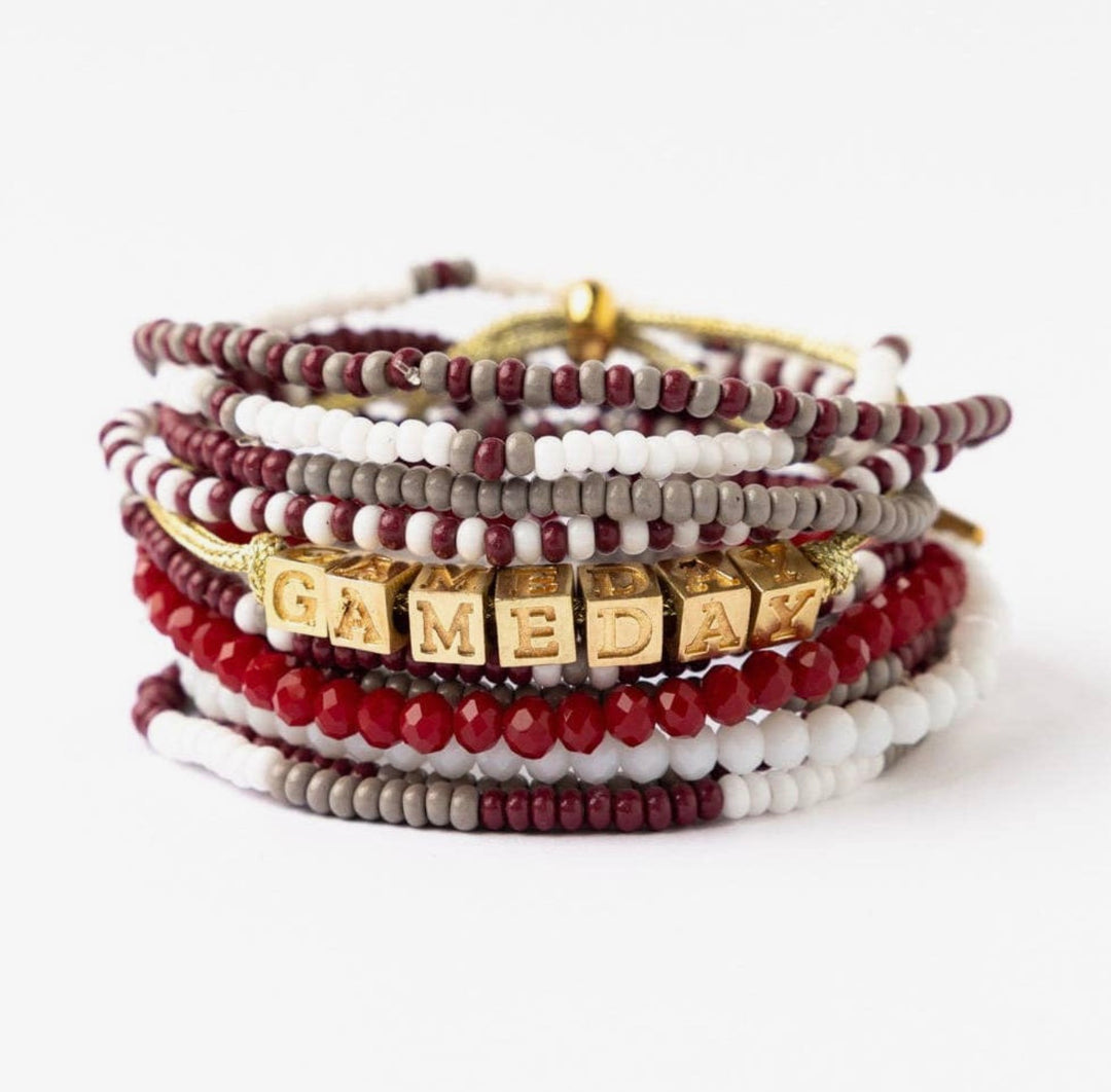 Ink & Alloy Goldie Gameday Bracelet Stack