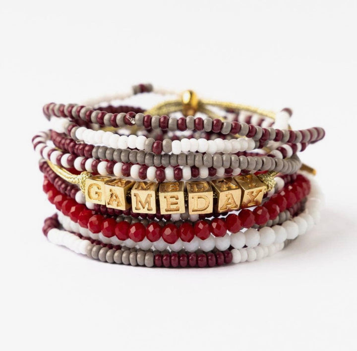 Ink & Alloy Goldie Gameday Bracelet Stack