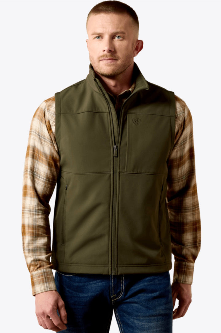 Ariat Men's Vernon Softshell Vest - Forest Night