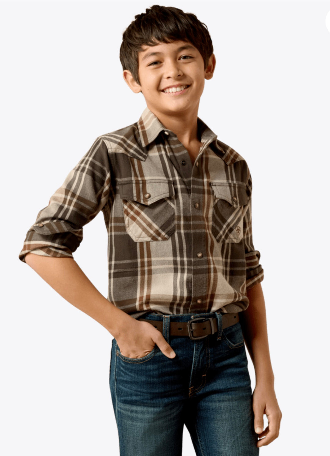 Ariat Boys Howell Retro LS Snap Shirt
