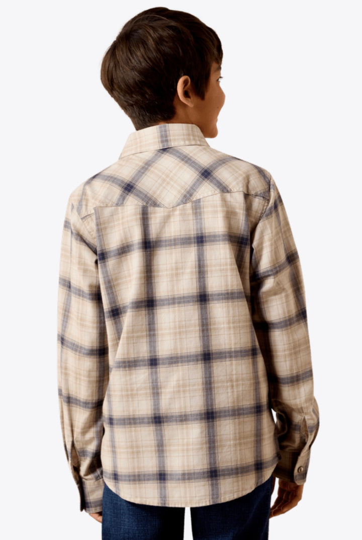 Ariat Boys Huddle Retro LS Snap Shirt