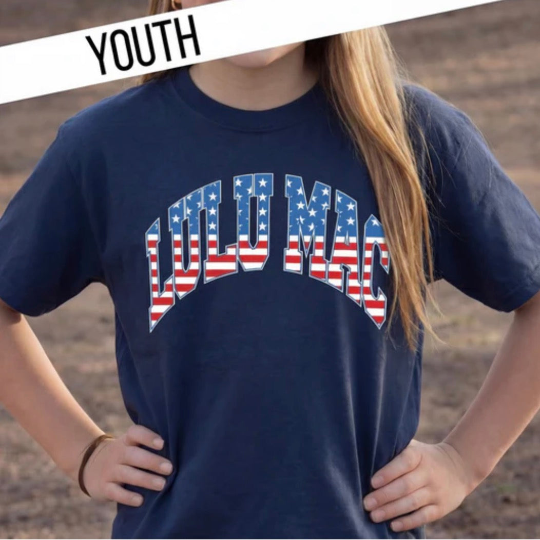BR Lulu Mac Stars & Stripes Tee