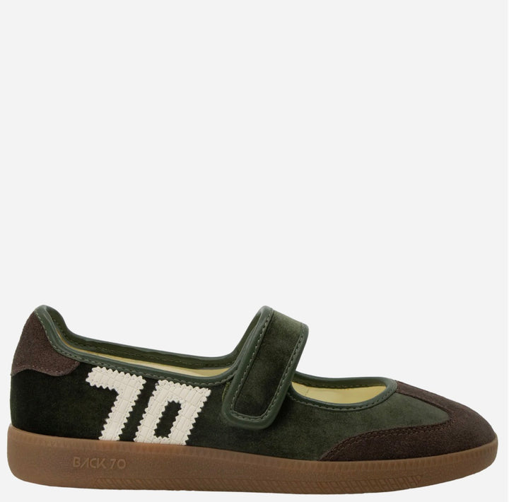 Back 70 Aya Sneakerina - Olive Milk