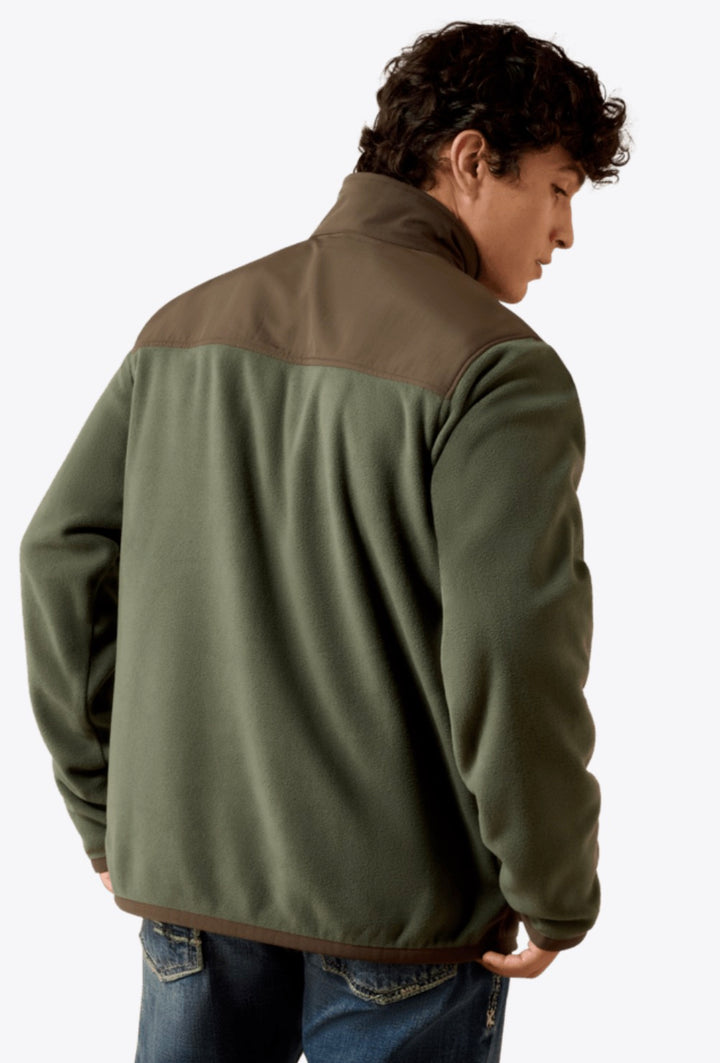 Ariat Men's Basis Fleece Pullover - Thyme Desert