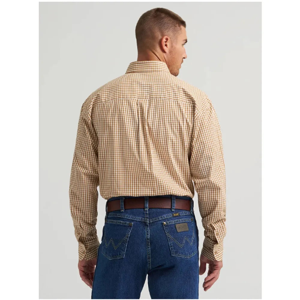 Wrangler Men's George Strait One Pocket Long Sleeve Shirt