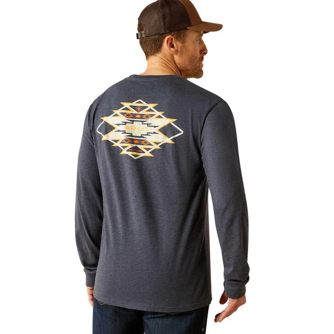 Ariat Men's Saltillo Lockup LS Tee