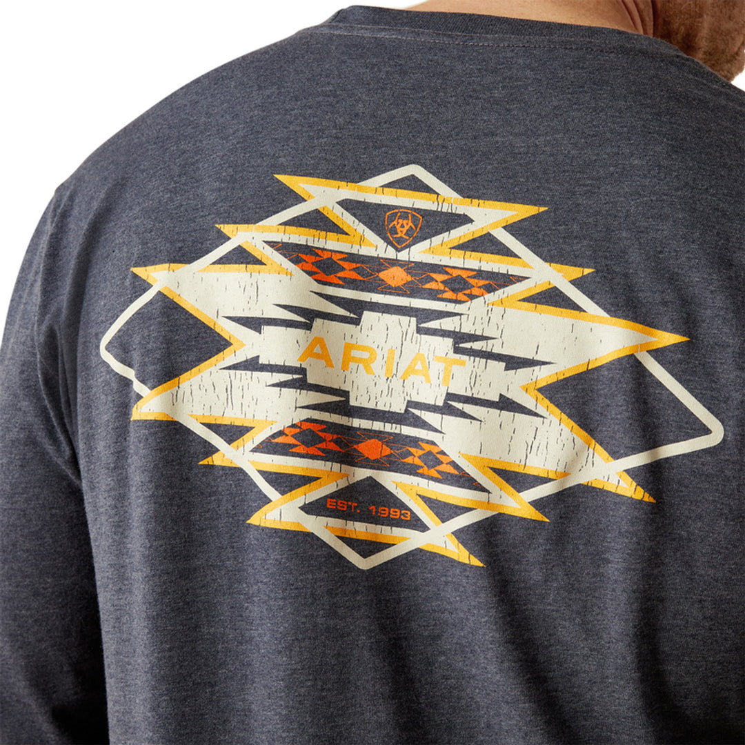 Ariat Men's Saltillo Lockup LS Tee