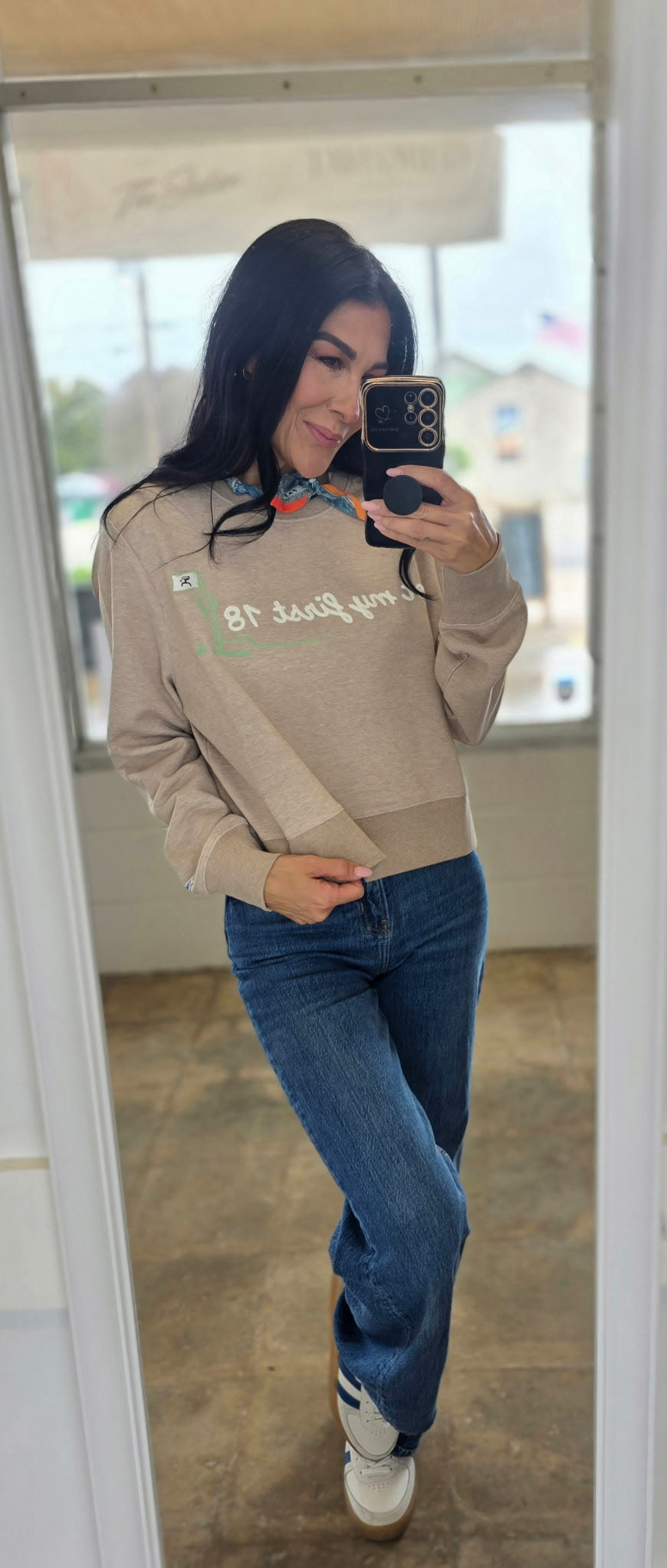 Hooey Women's Kate Crop Pullover