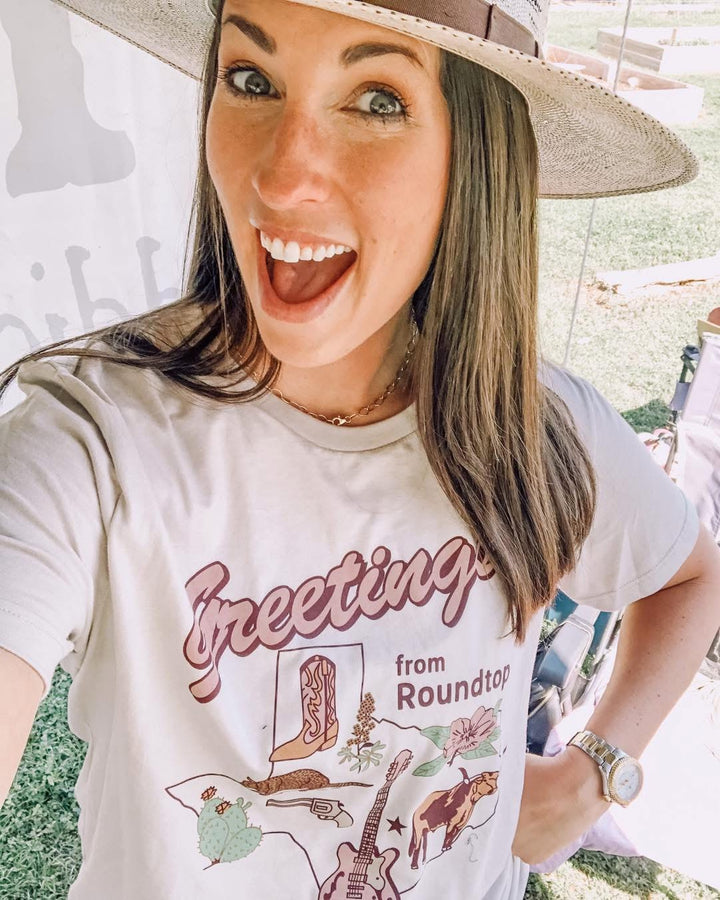 Greetings From Round Top Tee