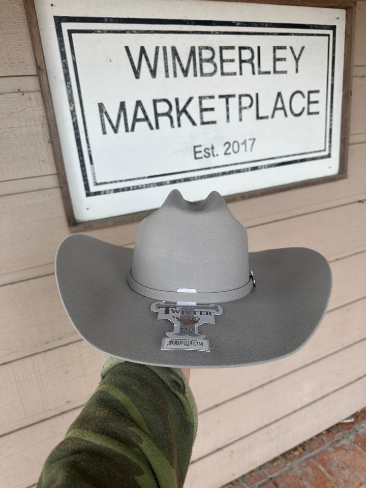 Twister SW Santa Fe 4 1/4" Gray Hat