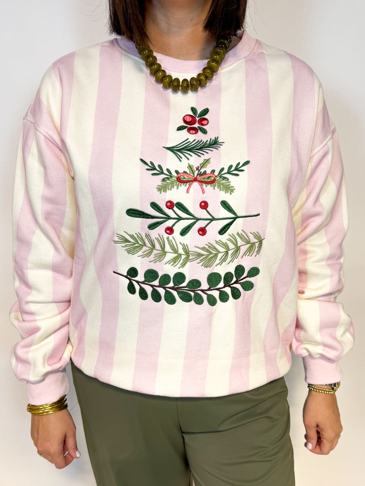 The Striped Wreath Sweatshirt