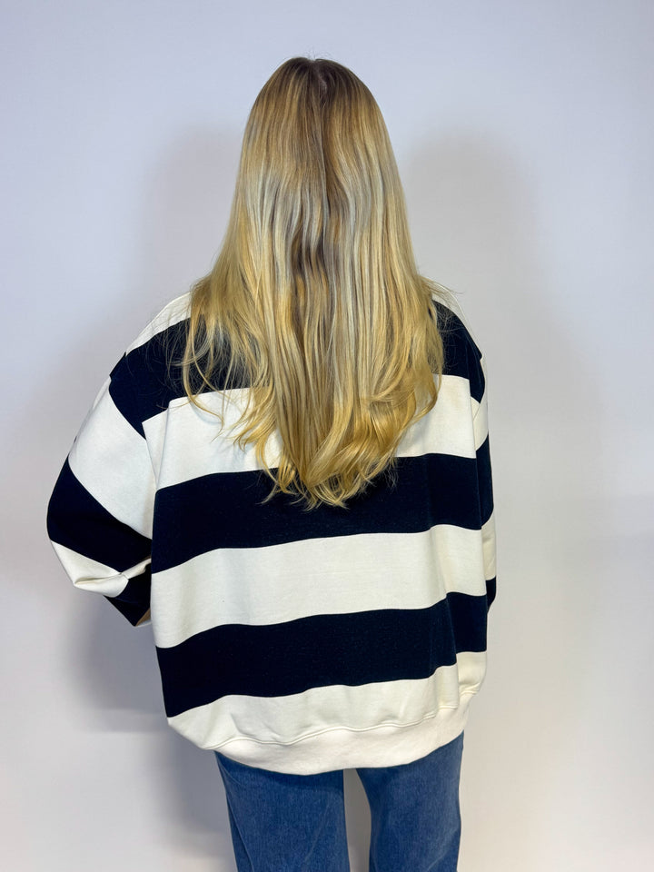 The Striped Mallard Mockneck
