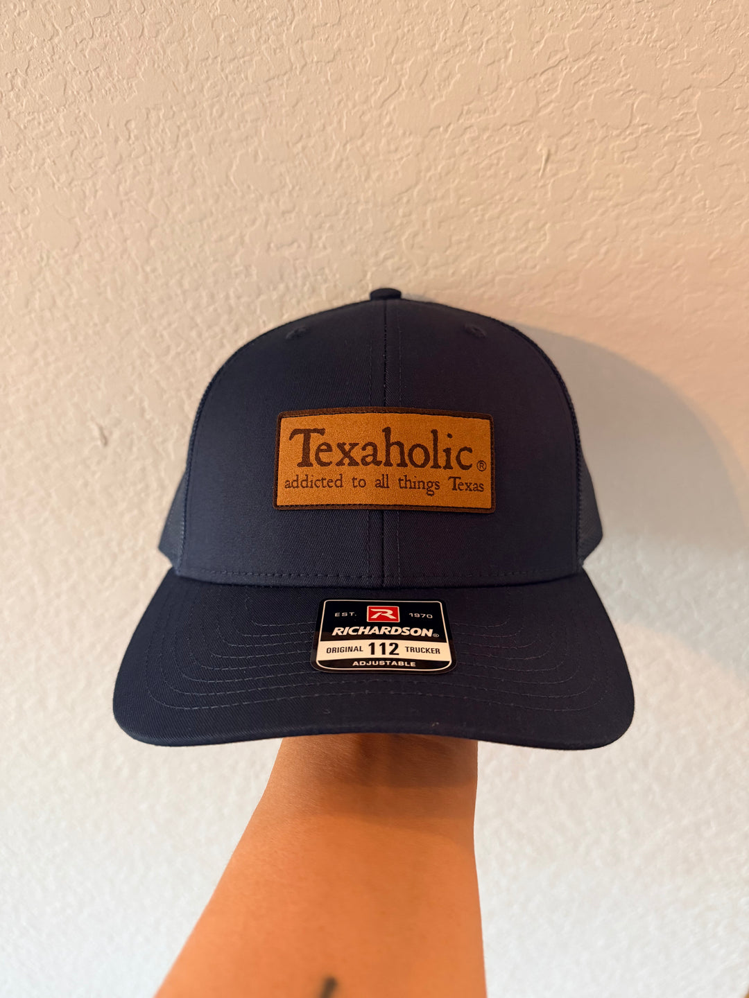 Texaholic® Leather Patch Cap