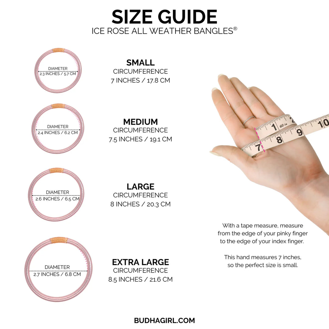 BuDhaGirl Ice Rose All Weather Bangles®