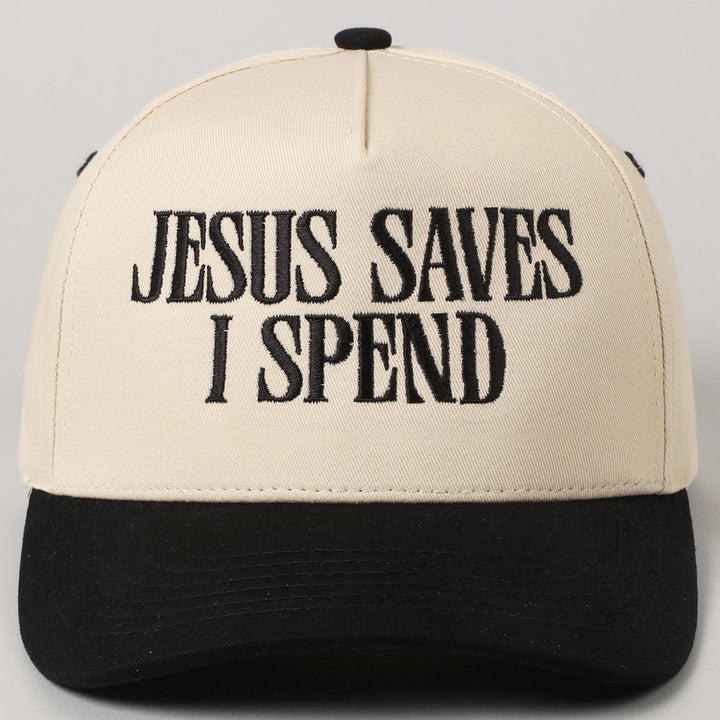 Jesus Saves I Spend Hat