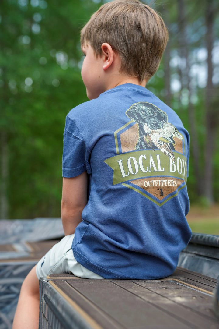 Local Boy Youth Teal Hex Tee