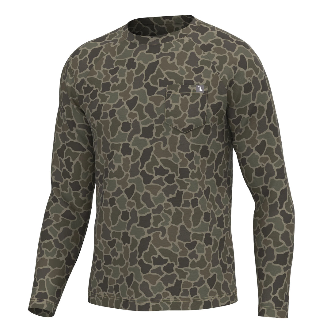 Local Boy Toddler LS Heather Blend Crew