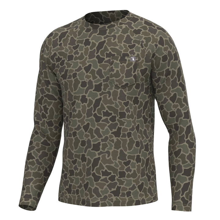 Local Boy Toddler LS Heather Blend Crew