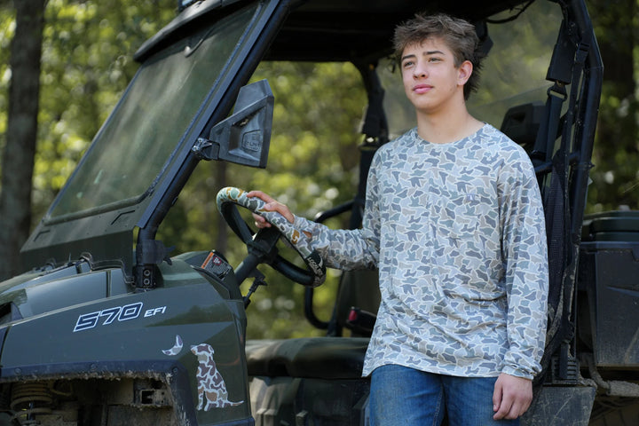 Local Boy Long Sleeve Heather Blend Crew