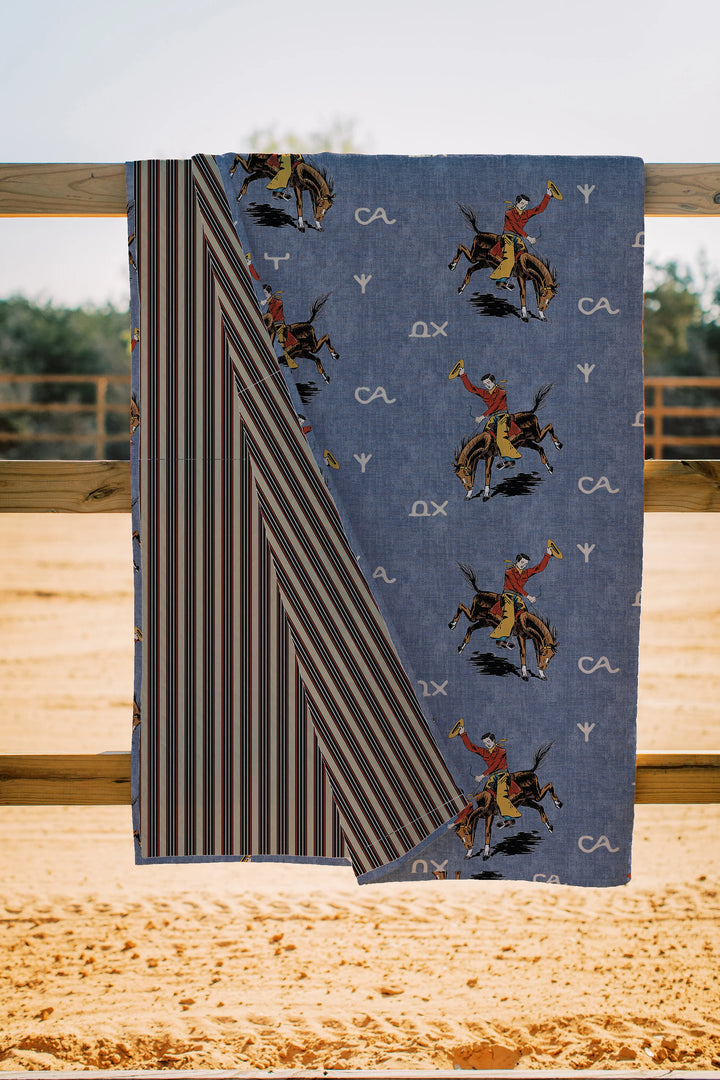 Ida Mae Lazy J Twin Quilt