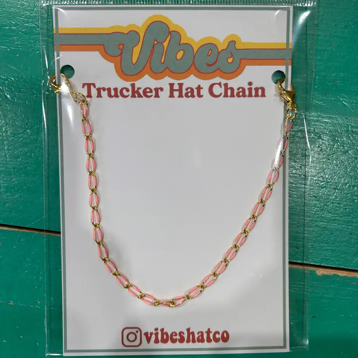 Trucker Hat Chains - Gold