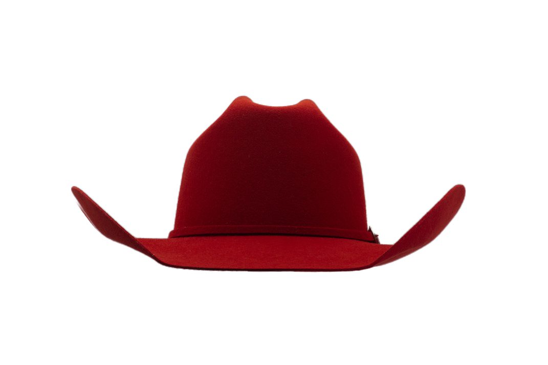 ProHats Fine Wool Felt Hat - Stampede Red
