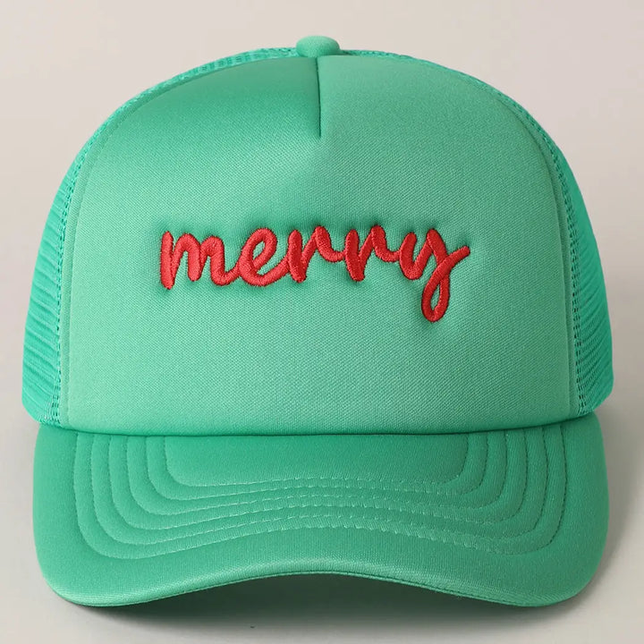 Merry Mesh Back Trucker Hat