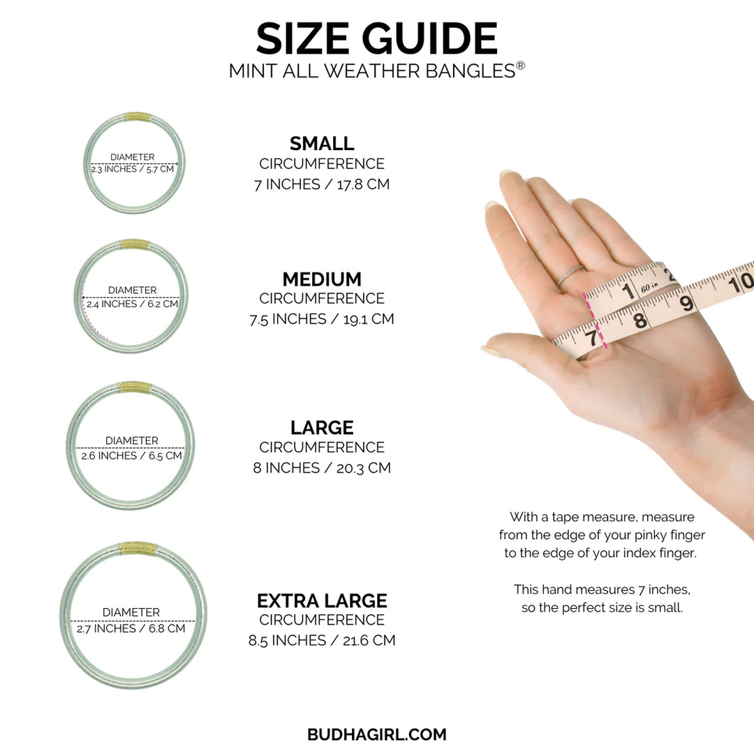 BuDhaGirl Mint All Weather Bangles®