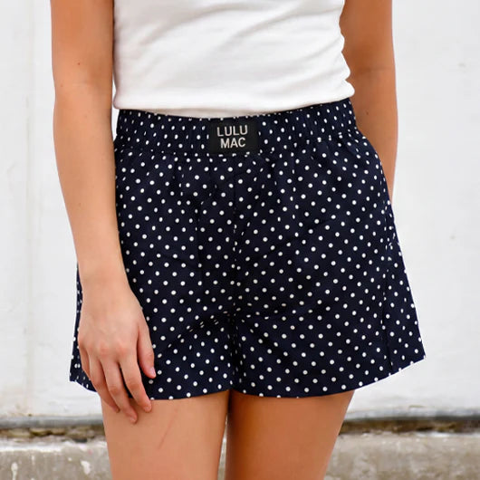 Lulu Mac Polka Dot Shorts - Mini Dots