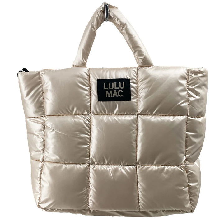 Lulu Mac Metallic Puffer Bag