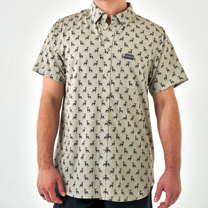 Burlebo Performance Button Up - Whitetail Deer