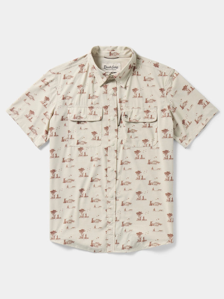 Duck Camp Men's Cast & Blast Perforated Shirt