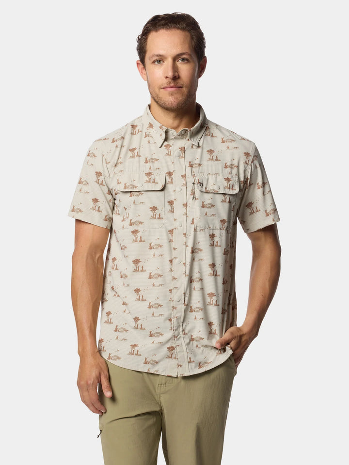Duck Camp Men's Cast & Blast Perforated Shirt