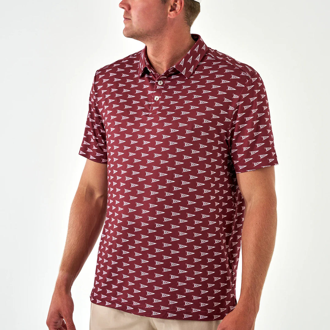 Burlebo Performance Polo - Howdy Pennant