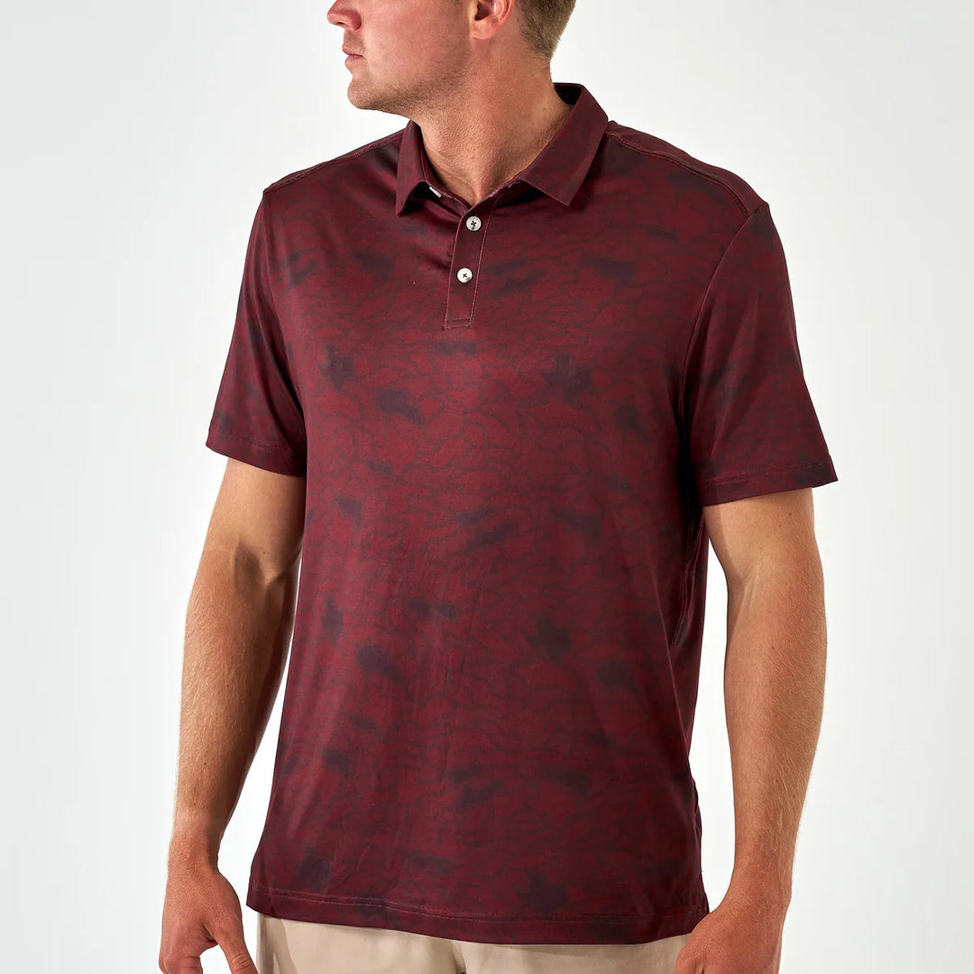 Burlebo Performance Polo - Texas Camo