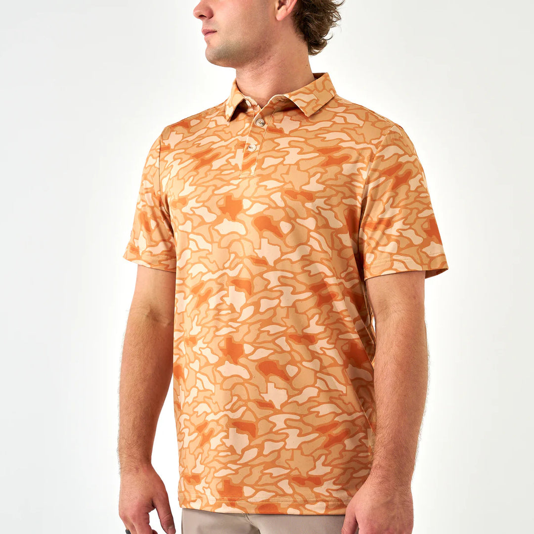 Burlebo Performance Polo - Texas Camo
