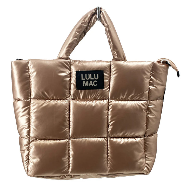Lulu Mac Metallic Puffer Bag