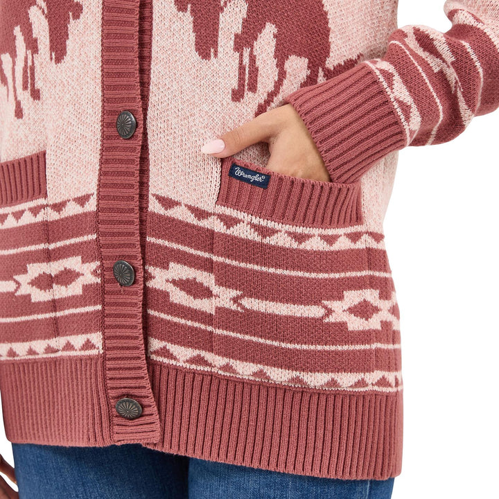 Wrangler Retro Collared Cardigan