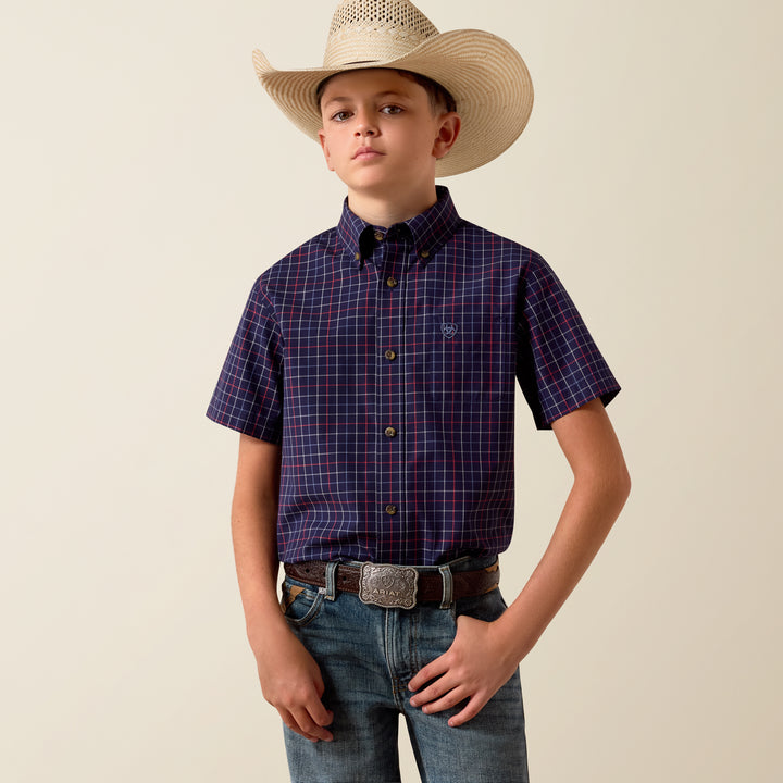 Ariat Boys Pro Series Bernard Shirt