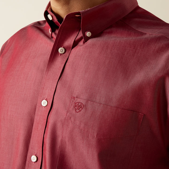 Ariat Men's WF Solid Pinpoint Oxford Classic Shirt