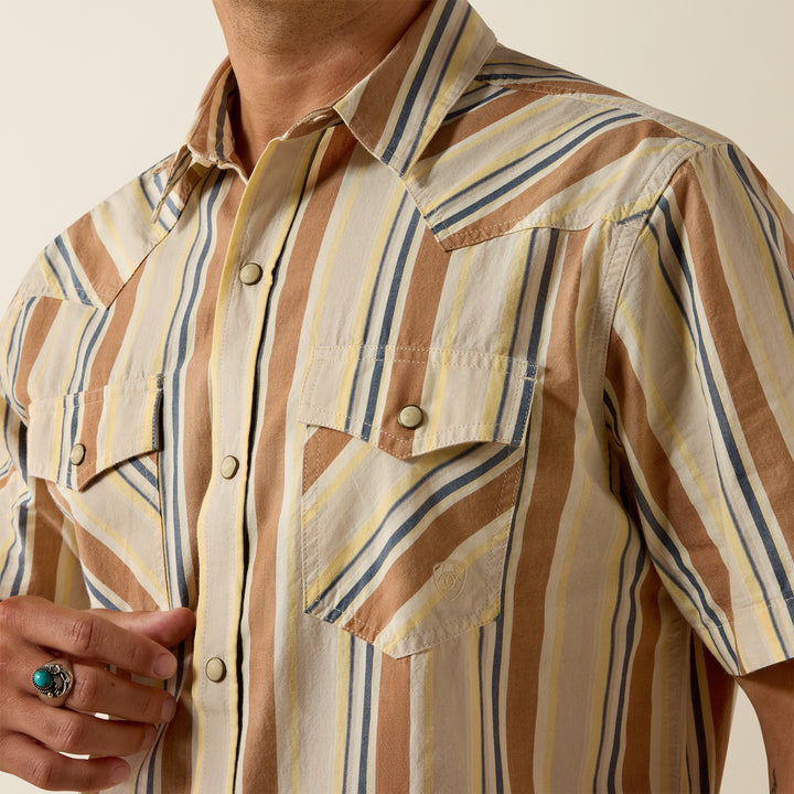 Ariat Men's Hawthorne Retro Fitted SS Snap Shirt