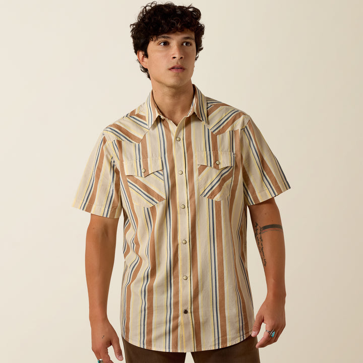 Ariat Men's Hawthorne Retro Fitted SS Snap Shirt