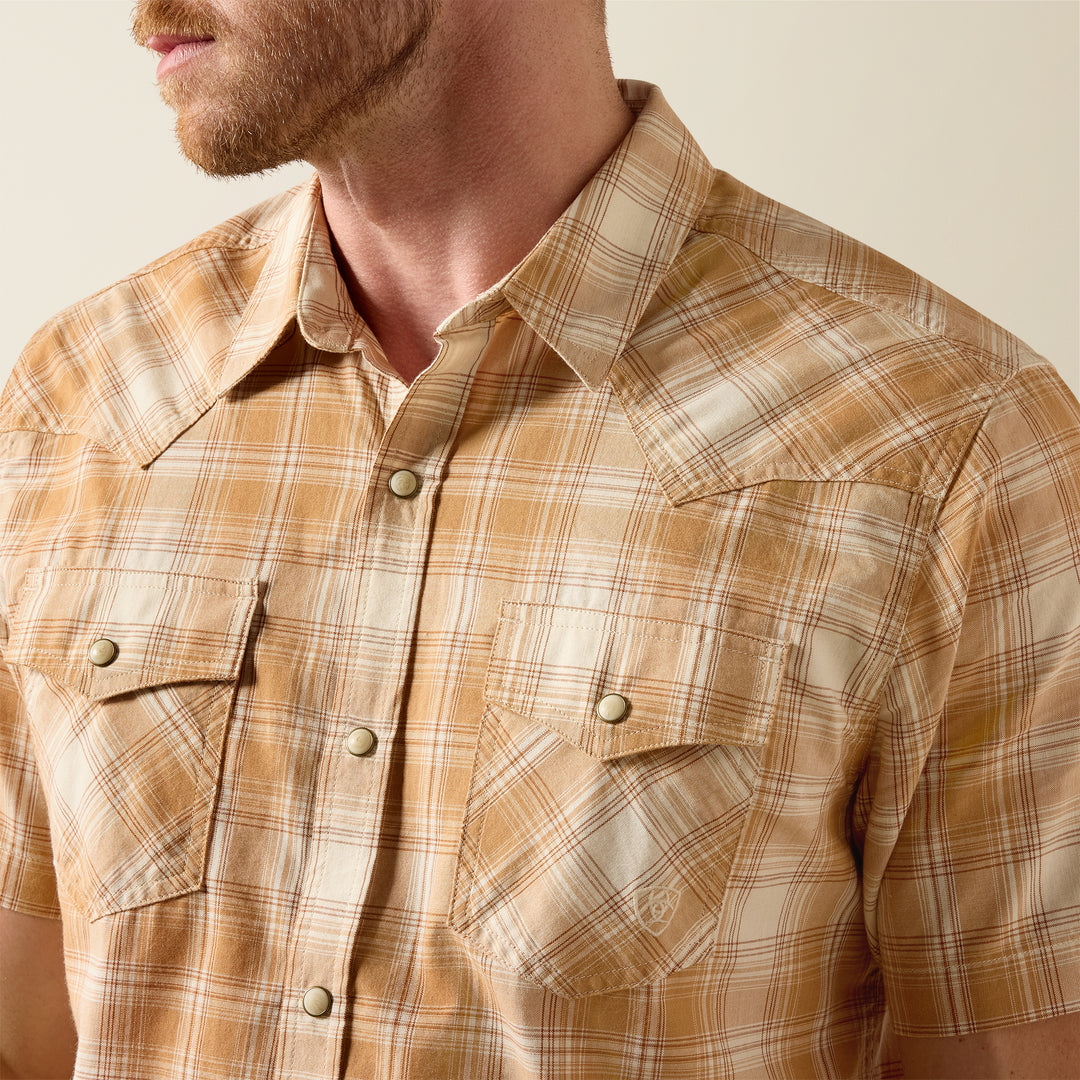 Ariat Men's Hennery Retro Fitted Snap Shirt