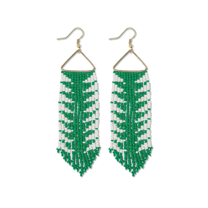 Emilie Beaded Fringe Earrings