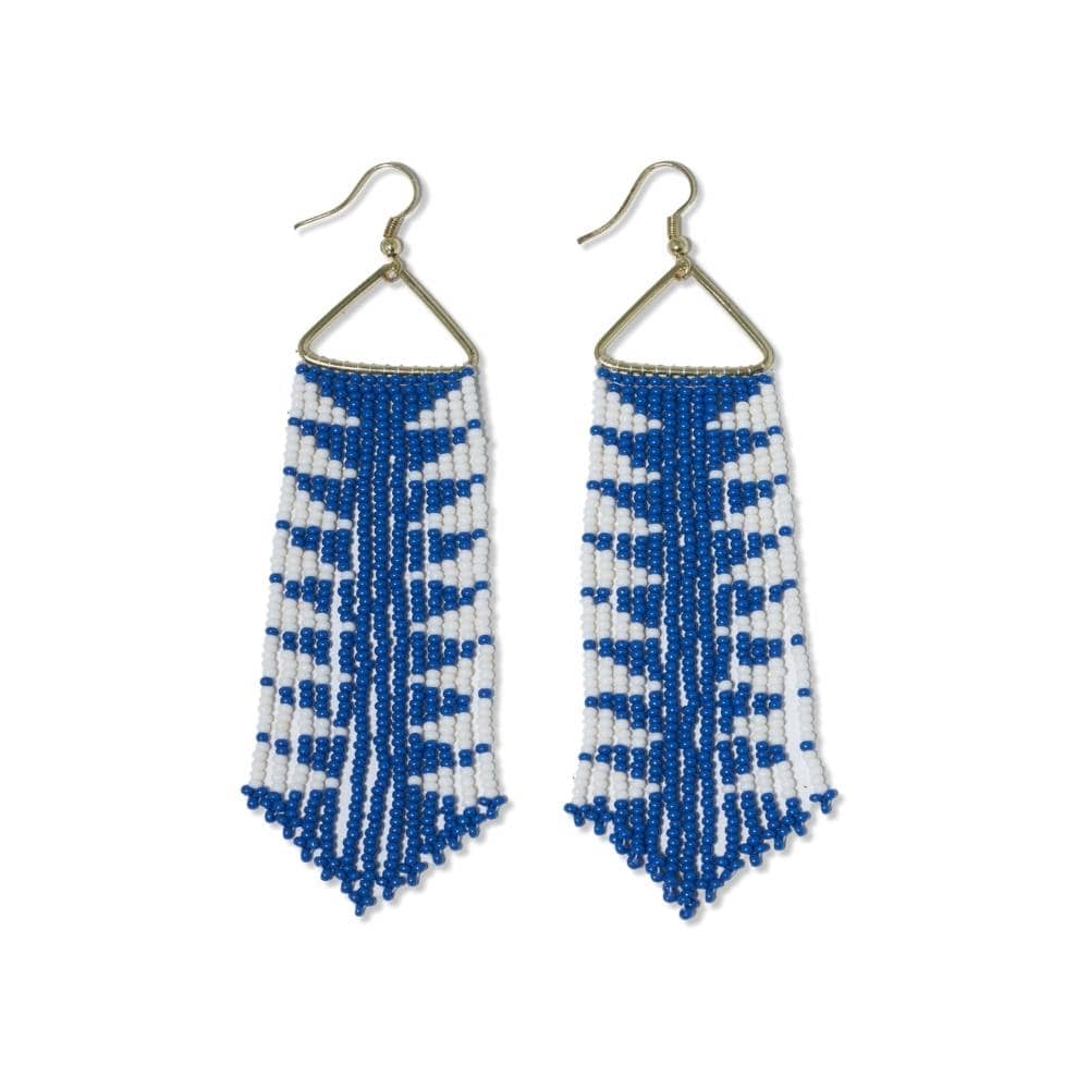 Emilie Beaded Fringe Earrings